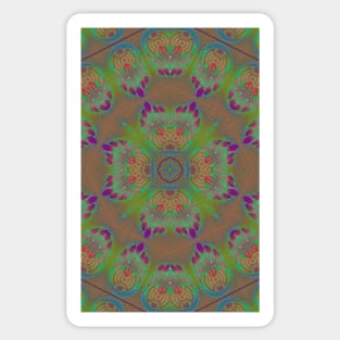 psychedelic dream catcher mandala Sticker